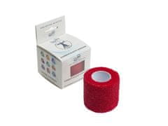 Kine-MAX Cohesive Elastic Bandage - Elastické samofixační obinadlo (kohezivní) 5cm x 4,5m - červené