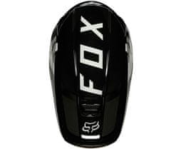 Fox Motokrosová helma V1 Lux Helmet, Ece black/white vel. M