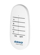 Orno Dálkový ovladač pro bezdrátové ovládání vypínačů a zásuvek pod omítku, 4 kanály, ORNO OR-SH-1752 Smart Home