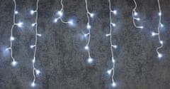 MAGIC HOME Řetěz Vánoce Icicle 200 LED studená bílá, cencúľová, jednoduché svícení, 230 V, 50 Hz