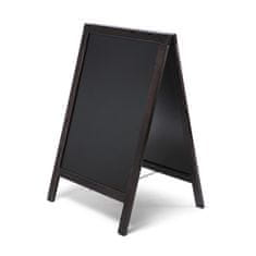 Jansen Display Reklamní dřevěné áčko s křídovou tabulí 55x85, černá