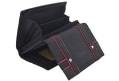 MERCUCIO Dámská peněženka černá/červená 2311831