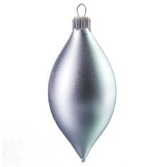 Decor By Glassor Vánoční oliva stříbrná