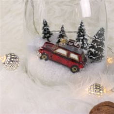 Decor By Glassor Vánoční ozdoba autíčko se sáněmi