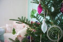Decor By Glassor Vánoční oliva čirá dekor