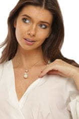 JwL Luxury Pearls Dlouhý pozlacený náhrdelník s pravou barokní megaperlou JL0710