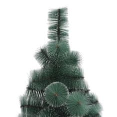 Greatstore Umělý vánoční stromeček se stojanem zelený 210 cm PVC