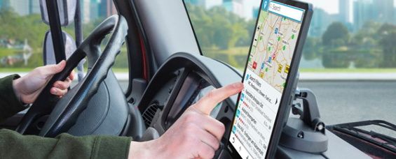 GPS navigace nákladní vozidla kamiony autobusy Dezl LGV1000 MT-D, mapa Evropy, doživotní aktualizace, Bluetooth hands-free, Wi-Fi