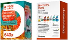 Levenhuk Discovery Micro Gravity Microscope + kniha Neviditelný svět - použité