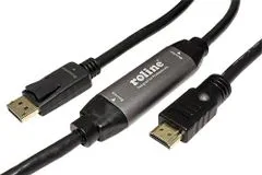 Roline DisplayPort - HDMI kabel, DP(M) -> HDMI M, 4K@60Hz, 10m (11.04.5777)