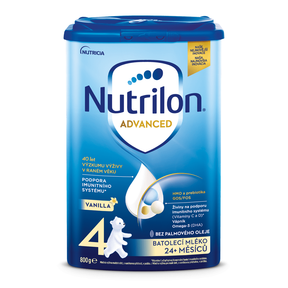Nutrilon 4 Advanced Vanilla batolecí mléko 800 g, 24+