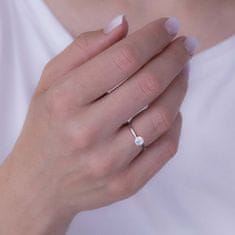 Silvego Stříbrný prsten MADISON se Swarovski Zirconia JJJR2339sw (Obvod 51 mm)