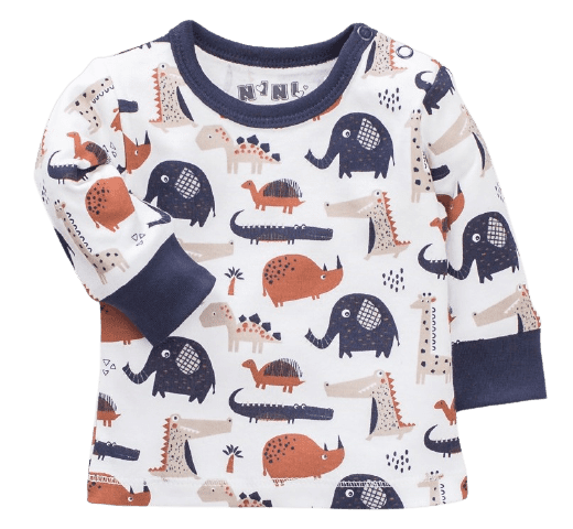 Nini chlapecké tričko z organické bavlny ABN-2711 bílá 68
