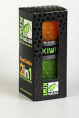 KIWI WALKER Kiwi Walker Cestovní láhev 2in1, oranžová/zelená