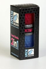 KIWI WALKER Kiwi Walker Cestovní láhev 2in1, růžová/modrá