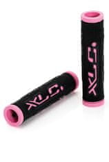 XLC Gripy Dual Colour 125mm černo/růžové