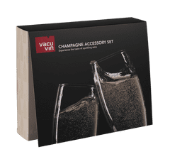 Vacu Vin Set na šampaňské, 3 ks + dárkové balení