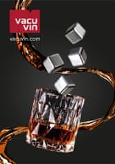 Vacu Vin Chladicí kostky z nerezové oceli - 4 ks + pouzdro