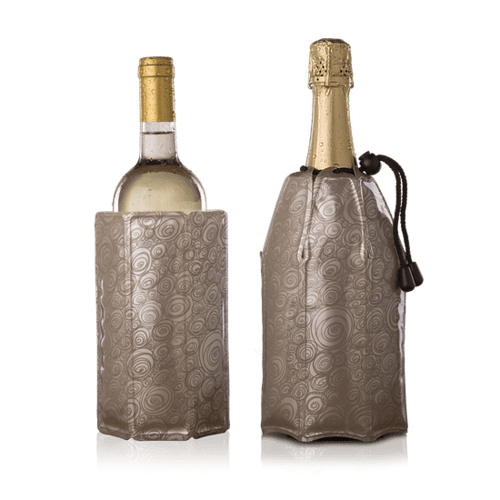 Vacu Vin Aktivní chladič na víno a sekt, platinum - 2 ks