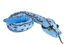 COOLKOUSKY Plyšový had modrý 137 cm