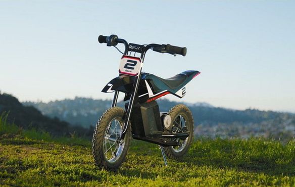 Elektrická motorka off-road detská motorka elektrická motorka pre deti Razor MX125 Dirt Rocket vysoký výkon dlhý dojazd ľahká konštrukcia kompaktné rozmery veľká nosnosť zadná nášľapná brzda vysoká rýchlosť pohon zadného kolesa 12-palcové pneumatiky motorka do terénu