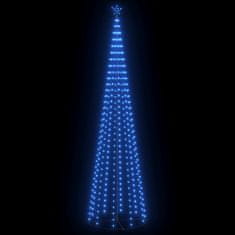Greatstore Vánoční stromek kužel 400 modrých LED diod 100 x 360 cm