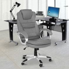 Timeless Tools Šéfovská kancelářská židle RELAX ve více barvách - šedá