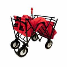 Timeless Tools Skládací vozík se stříškou ve 2 barvách - červená