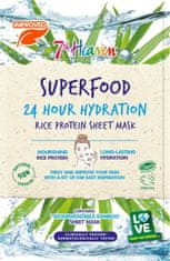 7th Heaven Superfood hydratační maska na ubrousku Rýžový protein