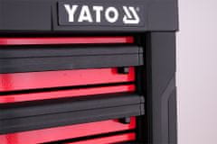 YATO Skříňka dílenská pojízdná s nářadím (177ks) 6 zásuvek