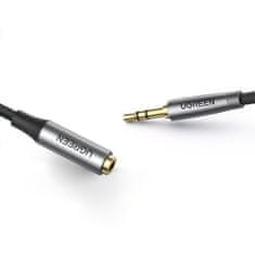 Ugreen AV190 audio kabel 3.5mm mini jack M/F 3m, šedý
