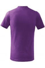 Malfini Dětské tričko jednoduché, fialová, 134cm / 8let