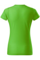 Malfini Dámské triko jednoduché, jablkově zelená, XS