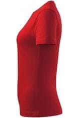 Malfini Dámské triko jednoduché, červená, XS