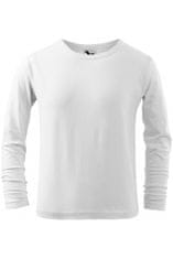Malfini Dětské tričko s dlouhým rukávem, bílá, 146cm / 10let