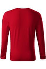 Malfini Přiléhavé pánské tričko s dlouhým rukávem, formula red, XL