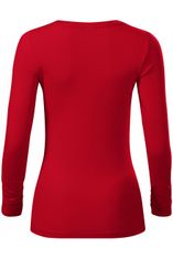 Malfini Dámské triko s dlouhými rukávy a hlubším výstřihem, formula red, XL