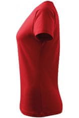 Malfini Dámské triko zúženě, raglánový rukáv, červená, XS
