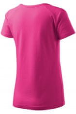Malfini Dámské triko zúženě, raglánový rukáv, purpurová, L