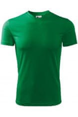 Malfini Tričko s asymetrickým průkrčníkem, trávově zelená, 3XL
