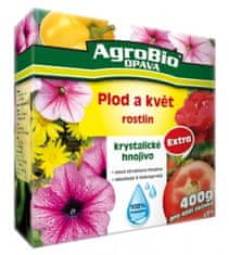 AgroBio Krystalické hnojivo Extra Plod a květ 400 g