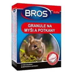BROS Rodenticid BROS granule na myši a potkany 7x20g