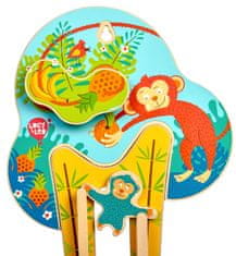 Lucy&Leo 240 Mazané opičky - dřevěná nástěnná hračka - rozbaleno