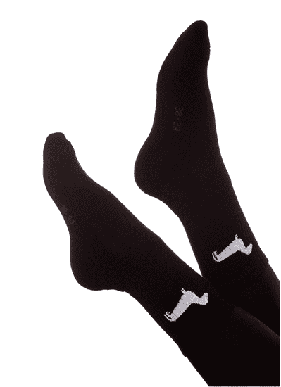 Kašmir Sportovní ponožky ORIGINAL KS01 black