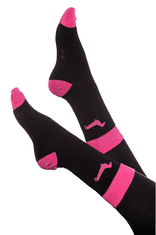 Kašmir Designové ponožky CRAZY KS06 pink - 35-38