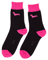 Kašmir Designové ponožky CRAZY KS06 pink - 35-38