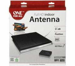 One For All SV9395 Amplified indoor Antenna up to 51 dB moderní vnitřní anténa