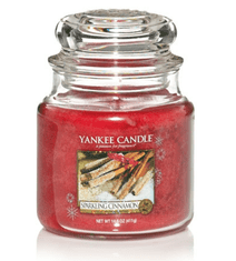 Yankee Candle SPARKLING CINNAMON Střední svíčka 411 g