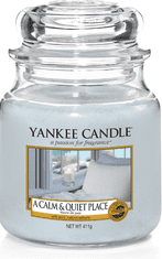 Yankee Candle A CALM AND QUIET PLACE Střední svíčka 411 g
