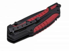Böker Plus 01BO320 Savior 1 záchranářský nůž 8,4 cm, černo-červená, plast, guma, pouzdro nylon